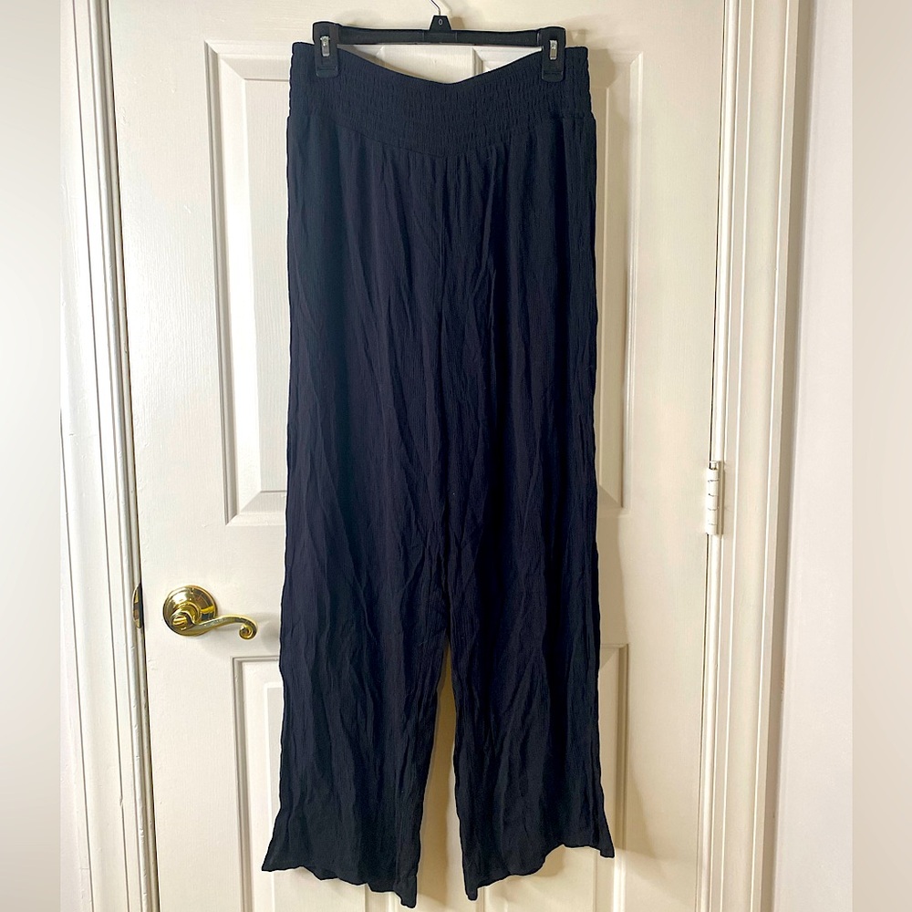 Kona sol light black pants size medium women beach or lounge